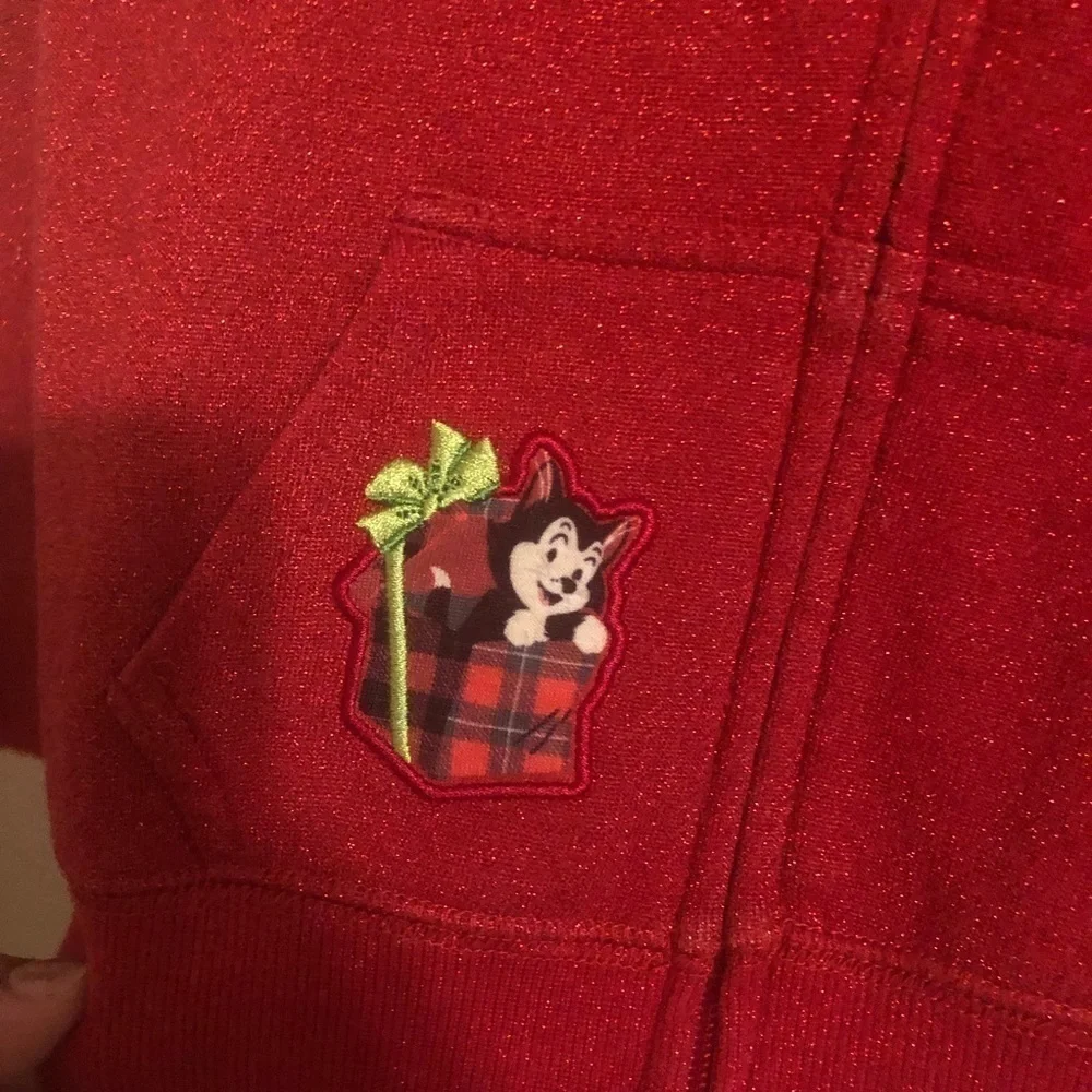 Disney World Parks Minnie Red christmas girl Hoodie jacket